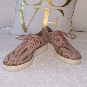 Fun lace up platform sneaker